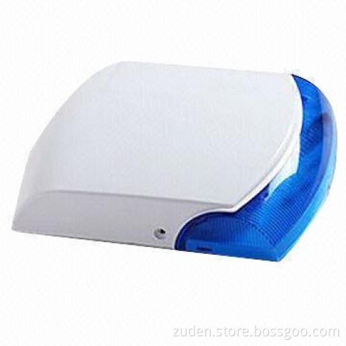 Outdoor Strobe Siren with 2 Ways Tamper Switch Protection and Battery Backup